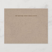 Papier Budget Rustic Photo Collage Enregistrer Les Dates (Dos)