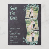 Papier Budget Rustic Photo Greenery QR Code Enregistrer l (Devant)