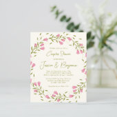 Papier Budget Rustic Rose Garden Fleurs Couples Douche (Debout devant)