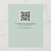 Papier BUDGET RUSTIC Summer Spring Photo MERCI QRcode (Dos)