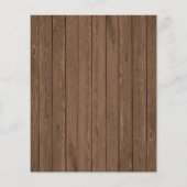 Papier Budget Rustic Sunflowers Invitation de douche nupt (Dos)