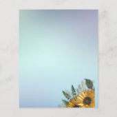 Papier Budget Rustic tournesol Bridal Show (Dos)