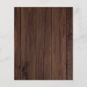 Papier BUDGET Rustic Wood Graduation Photo Collage (Dos)