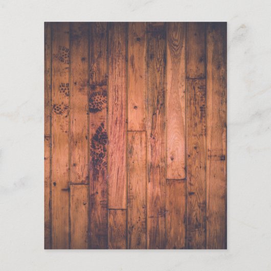 Papier Budget Rustic Wood Lights Bridal Douche Invitation (Dos)