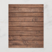 Papier Budget Rustic Wood Lights Mason Jar Mariage Invita (Dos)