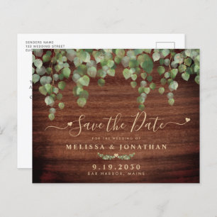 Papier Budget Rustic Wood Mariage campagnard Enregistrer