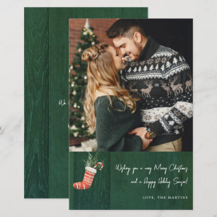 Papier Budget RusticGreenWood & Chaussette de Noël Note M