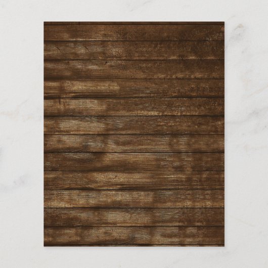 Papier Budget Rustique Agritourisme Chaîne Lumière Mariag (Dos)