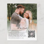 Papier Budget Rustique Boho Chic 2 Faire-part de mariage  (Dos)