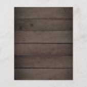 Papier Budget Rustique Bois Eucalyptus Baby shower vert (Dos)