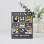 Papier Budget Rustique Célébration De La Vie Mémorial Pho (Debout devant)