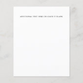 Papier Budget rustique Chamomile Mimosa cadre Mariage (Dos)