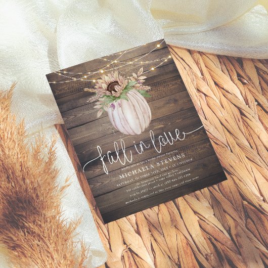 Papier Budget Rustique Citrouille tomber dans la Fête des