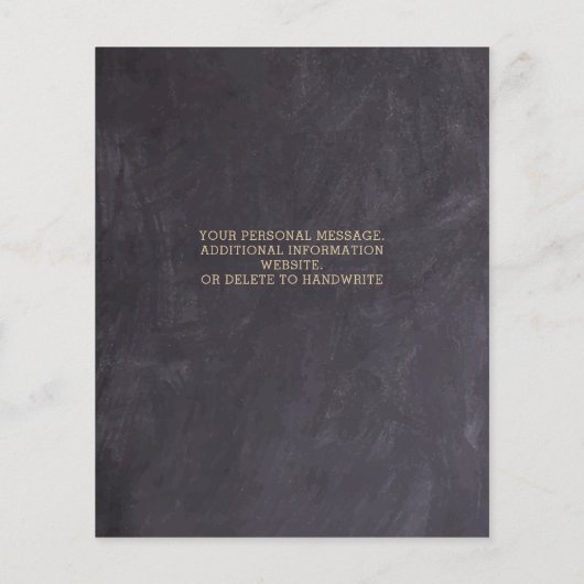 Papier Budget Rustique Eucalyptus nuptiale de douche Invi (Dos)