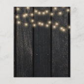 Papier Budget rustique faire-part de mariage d'été du pri (Dos)