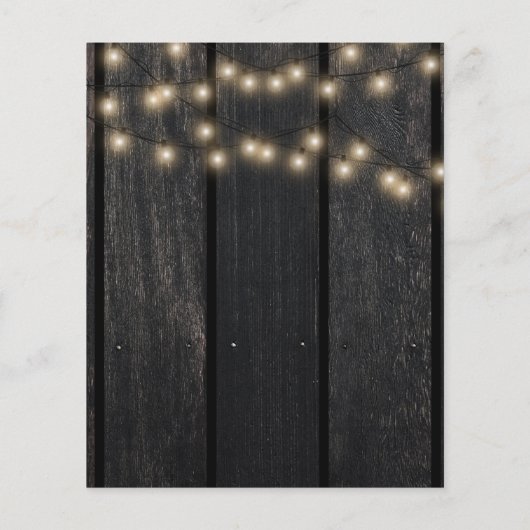 Papier Budget rustique faire-part de mariage d'été du pri (Dos)