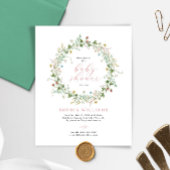 Papier Budget Rustique Fleurs sauvages Baby shower Invita