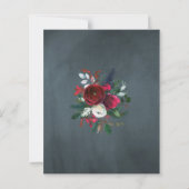 Papier Budget rustique Noël Open House Invitation (Dos)