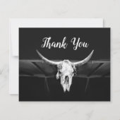 Papier Budget Rustique Occidental Noir Et Blanc Taureau (Devant)