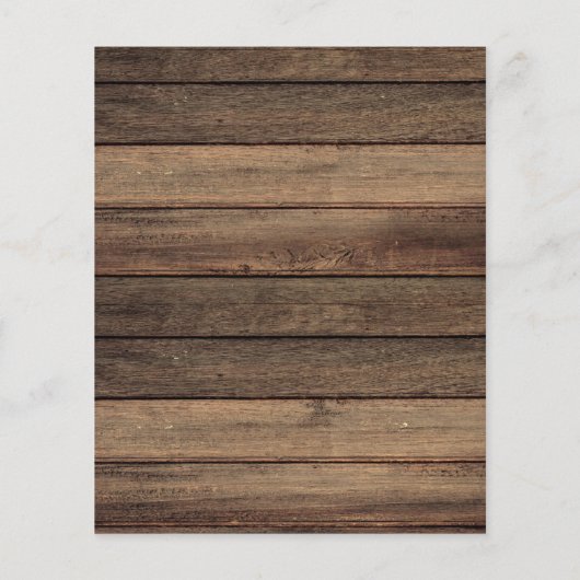 Papier Budget Rustique Répétition Dîner Lumières Invitati (Dos)