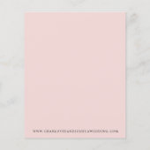 Papier Budget Rustique Terracotta Blush Boho Couples Douc (Dos)