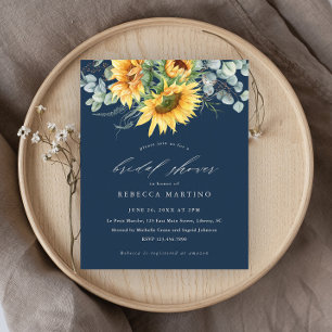 Papier Budget Rustique Tournesol nuptiale Invitation de d