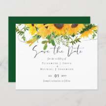 Budget Rustique Tournesols Mariage Sud