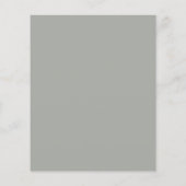Papier Budget Rustique Verdure Sage élégant Mariage Invit (Dos)