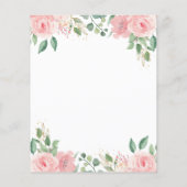 Papier Budget Safari Animal Wild One Floral 1er anniversa (Dos)