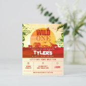 Papier Budget Safari Animaux Wild 1 Photo Anniversaire In (Debout devant)