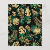 Papier Budget Safari Wild One Baby shower Invitation (Dos)