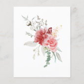 Papier Budget Saint Noël Père Noël Baby shower Invitation (Dos)