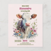 Papier Budget Saint Vache Je suis une vache fille 1er ann (Devant)