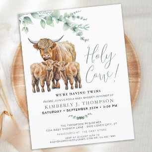 Papier Budget Saint-Vache Twin Highland Calf Baby shower
