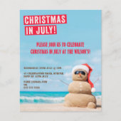 Papier Budget SandMan Noël En Juillet Fête D'Été (Devant)