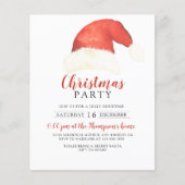 Papier BUDGET Santa Claus Casquette Russe Red Christmas P (Devant)