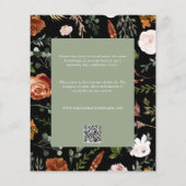 Papier Budget sauge vert botanique rustique détails éléga (Dos)