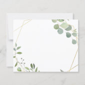 Papier BUDGET Save the date. (Dos)