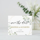 Papier BUDGET Save the date. (Debout devant)