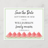 Papier Budget Save The Date Pastèque Réunion de Famille  (Devant)