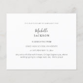 Papier Budget School Spirit 6 Photo Graduation Black G An (Dos)