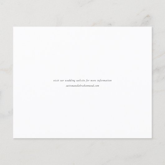 Papier Budget Script 2 Photo Enregistrer la date (Dos)