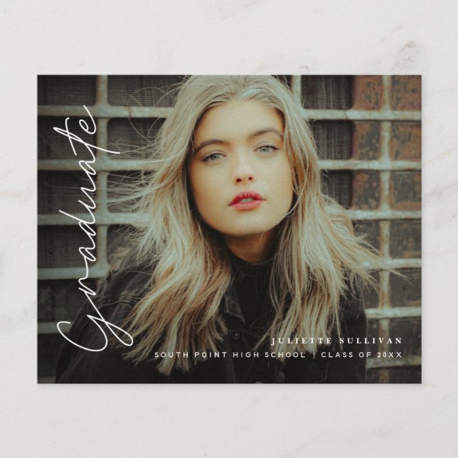 Papier Budget Script 4 - Invitations de la partie de grad (Devant)