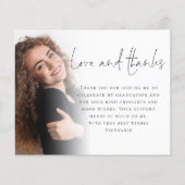 Papier Budget Script 6 Photo Graduation Love Thanks (Devant)