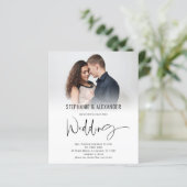 Papier Budget Script Code QR Photo Superposition Invitati (Debout devant)