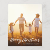 Papier Budget Script de photo de Noël à superposition Car (Devant)