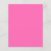 Papier Budget Script Hot rose 9e fête d'anniversaire (Dos)
