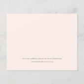 Papier Budget Script Photo de mariage Enregistrez la date (Dos)