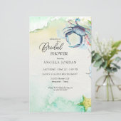 Papier Budget Seaside Maryland Crab Bridal Shower (Debout devant)