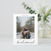 Papier Budget Serez-vous ma demoiselle d'honneur minimali (Debout devant)